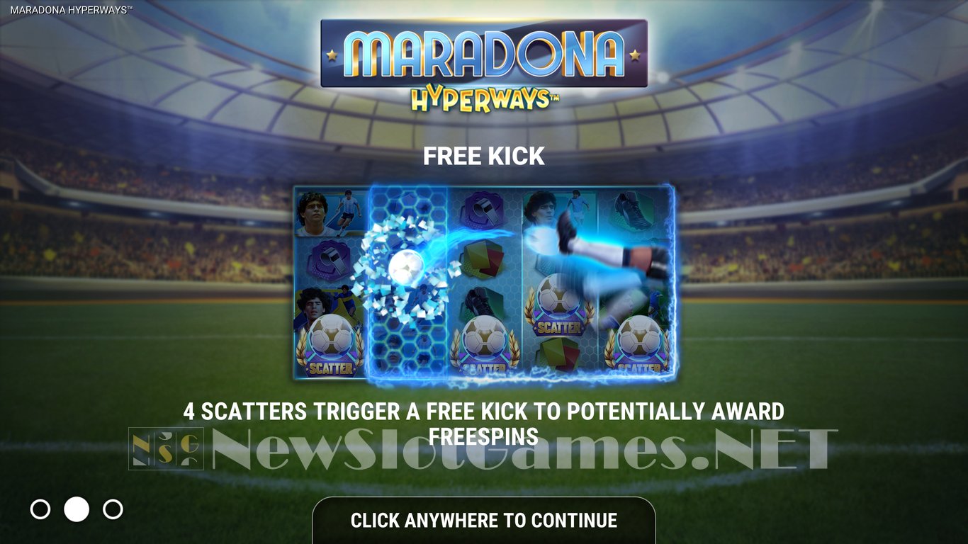 Maradona Hyperways Slot Demo Image