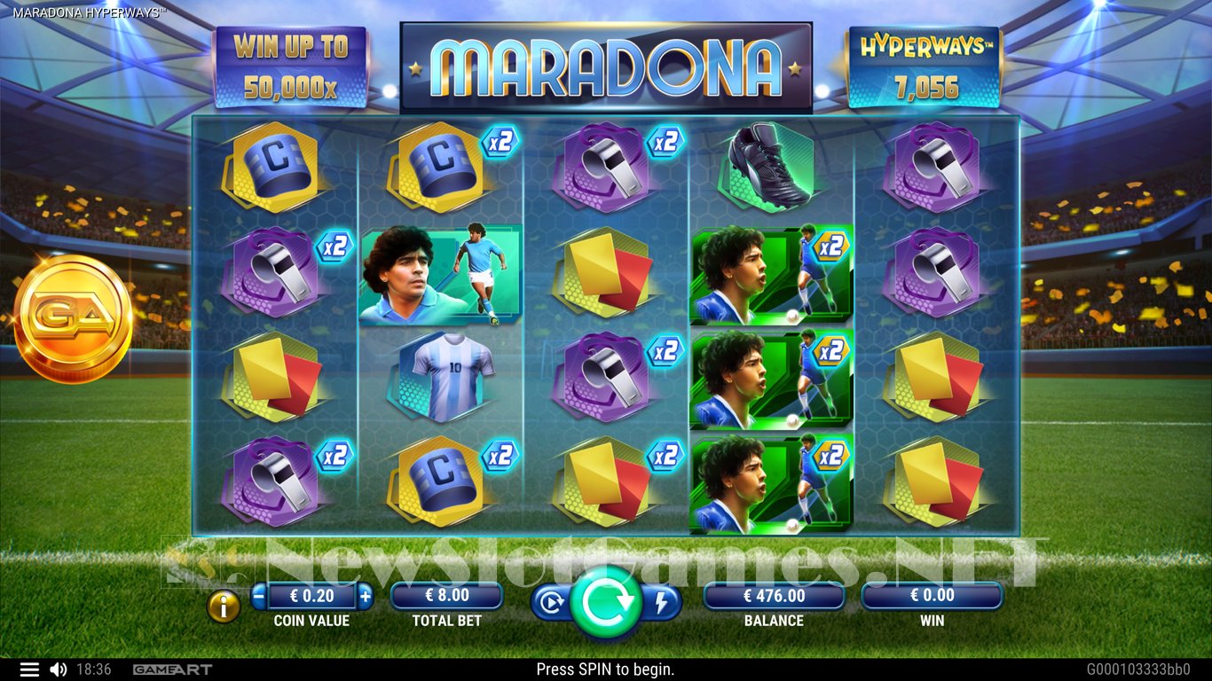 Maradona Hyperways Slot Slot Image in Demo - pic. 2