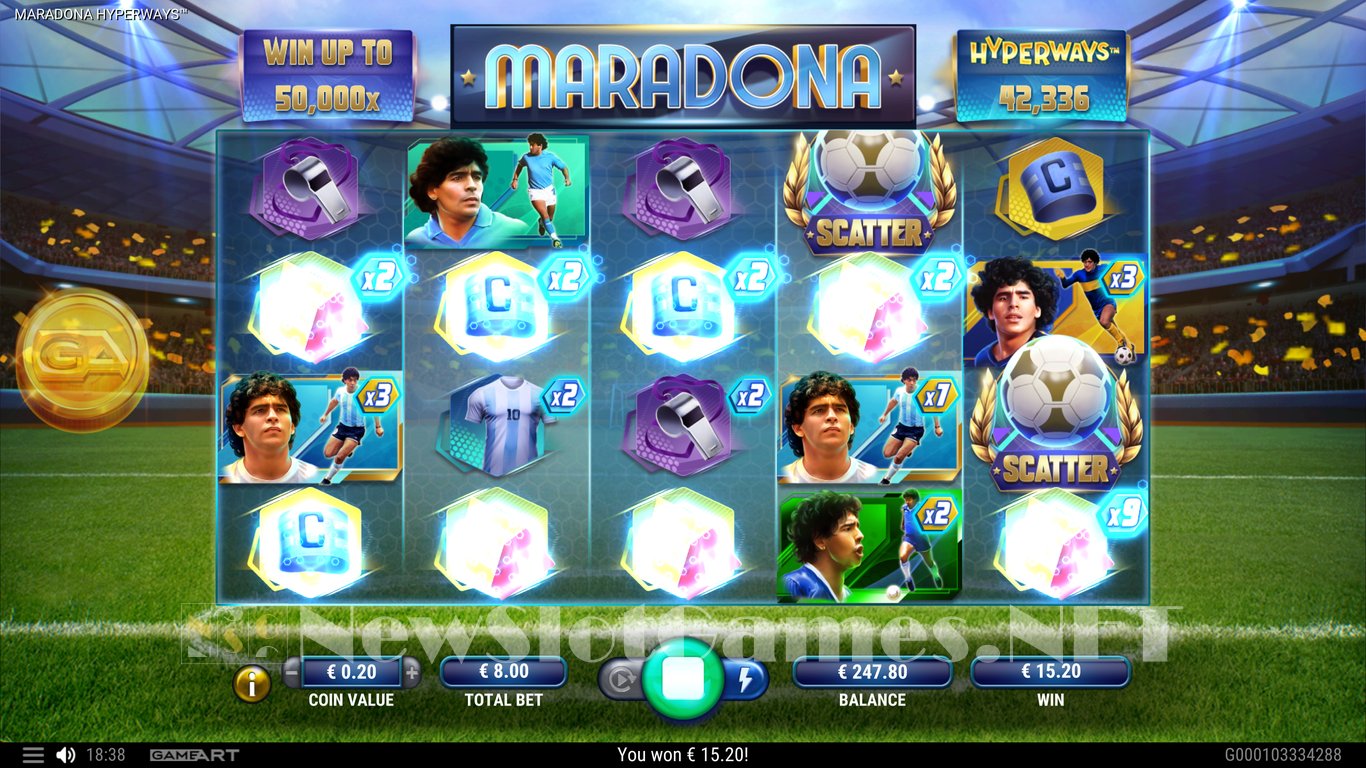 Maradona Hyperways Slot Slot Image in Demo - pic. 3