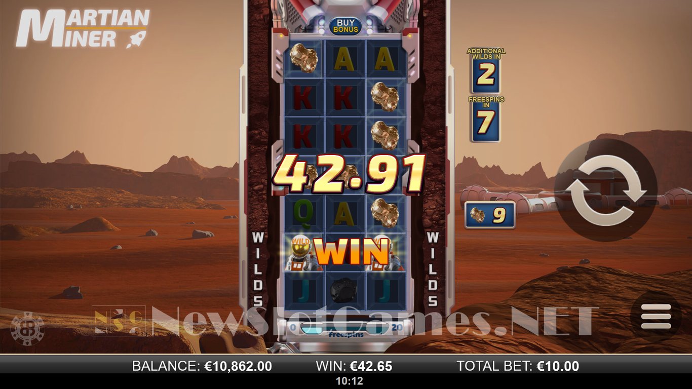 Martian Miner Infinity Reels Slot Slot Image in Demo - pic. 3
