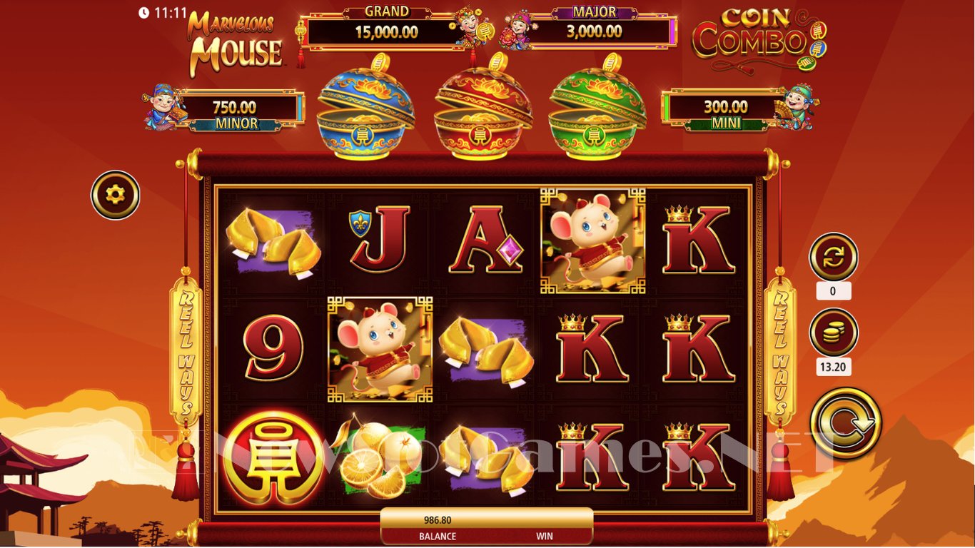 Marvelous Mouse Coin Combo Slot Demo Image