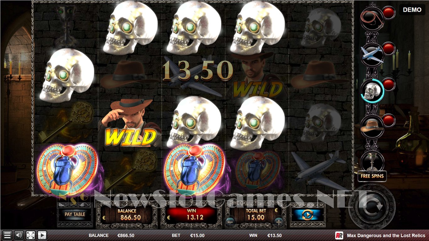 Max Dangerous and the Lost Relics Slot Slot Image in Demo - pic. 2