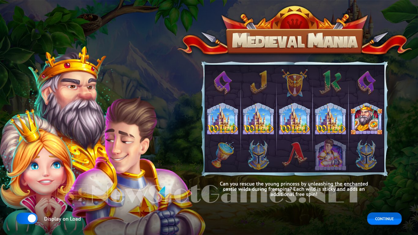 Medieval Mania Slot Demo Image