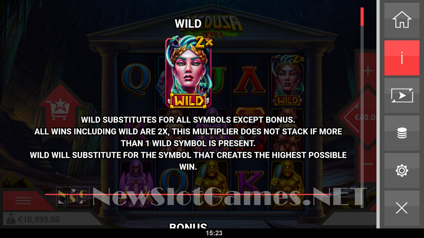Medusa Hot 1 Slot Slot Image in Demo - pic. 3