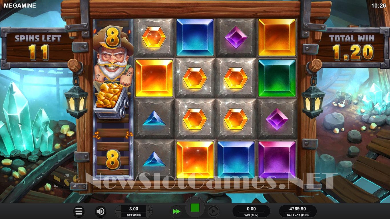 Mega Mine Nudging Ways Slot Slot Image in Demo - pic. 13