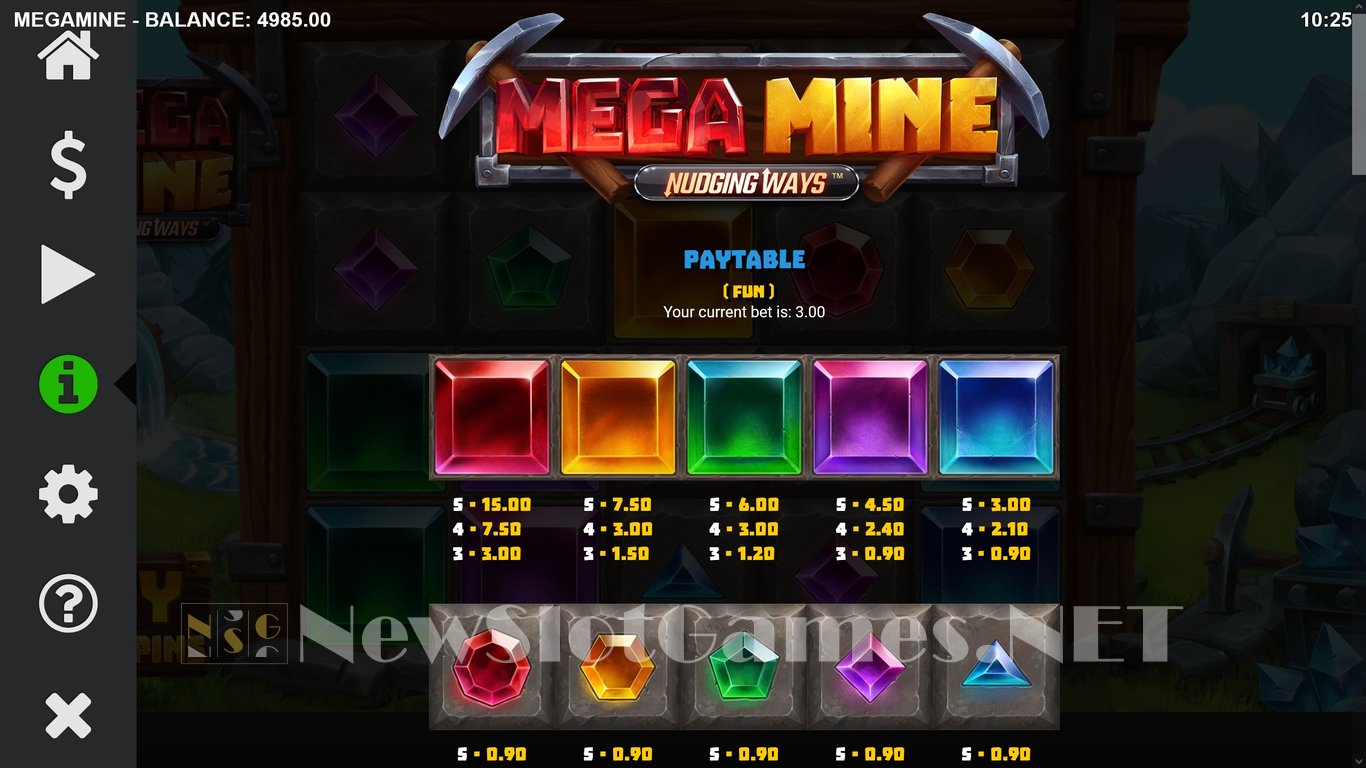 Mega Mine Nudging Ways Slot Slot Image in Demo - pic. 3