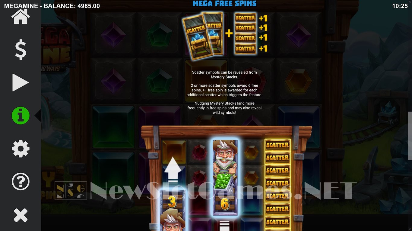 Mega Mine Nudging Ways Slot Slot Image in Demo - pic. 5