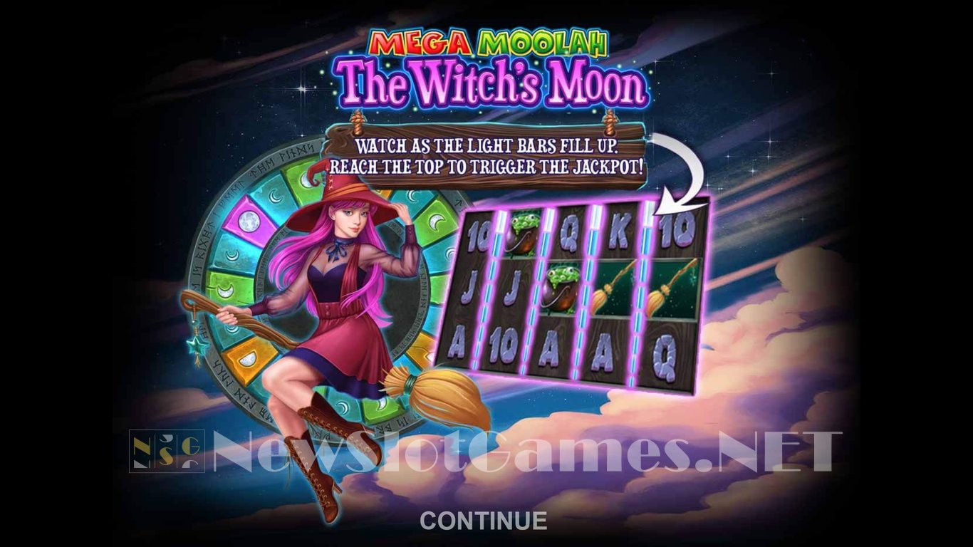 Mega Moolah: The Witchs Moon Slot Demo Image