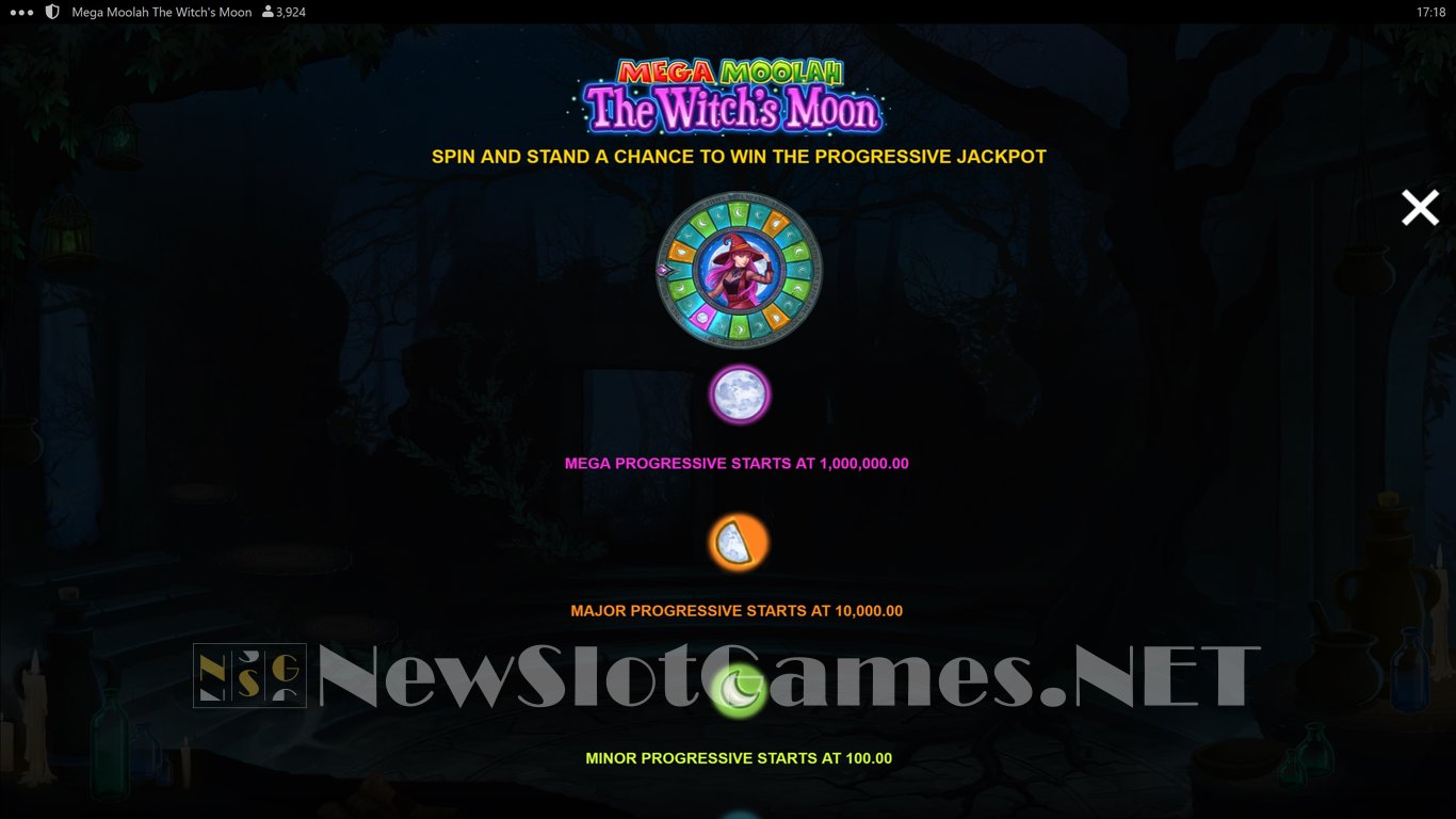 Mega Moolah: The Witchs Moon Slot Slot Image in Demo - pic. 4