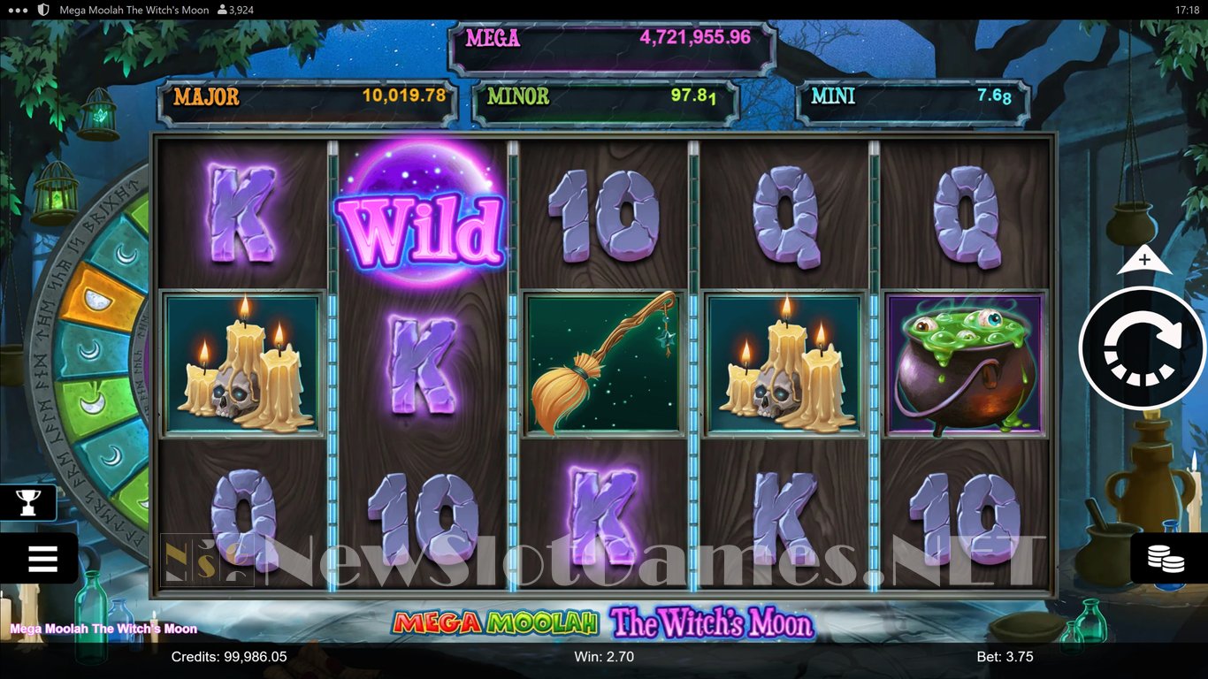 Mega Moolah: The Witchs Moon Slot Slot Image in Demo - pic. 6