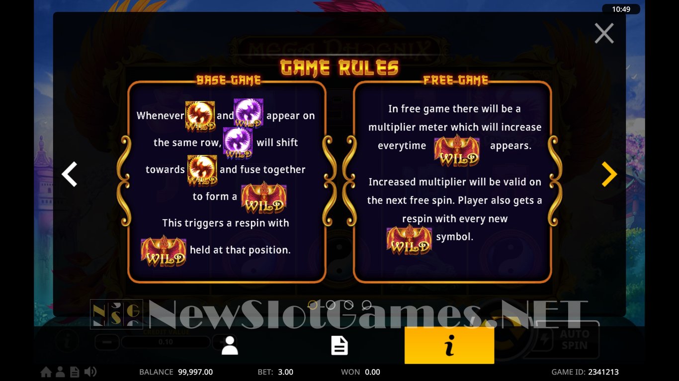 Mega Phoenix Slot Slot Image in Demo - pic. 4