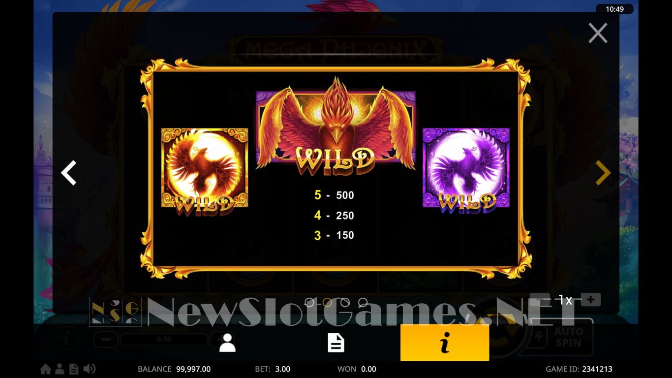 Mega Phoenix Slot Slot Image in Demo - pic. 5