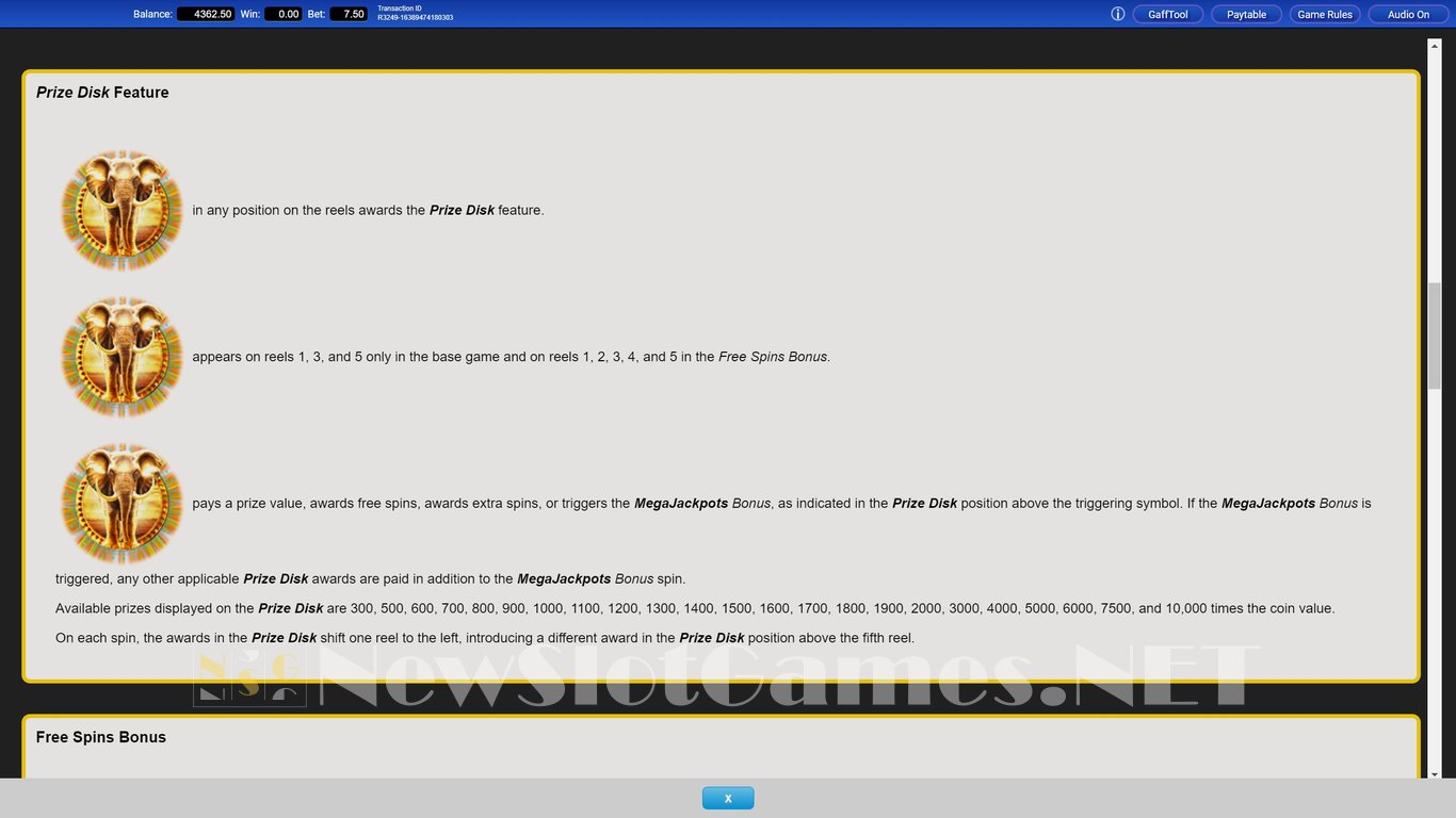 Elephant King MegaJackpots Slot Slot Image in Demo - pic. 5