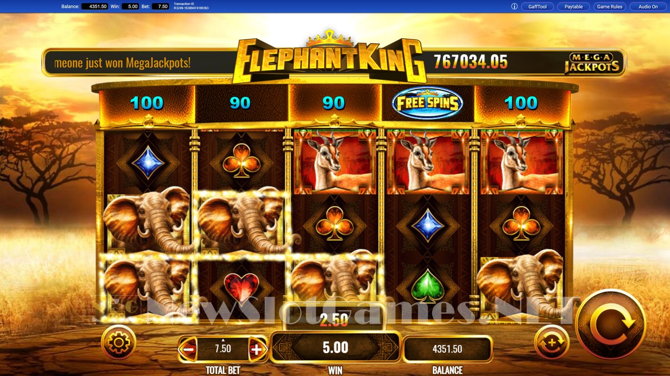 Elephant King MegaJackpots Slot Slot Image in Demo - pic. 7