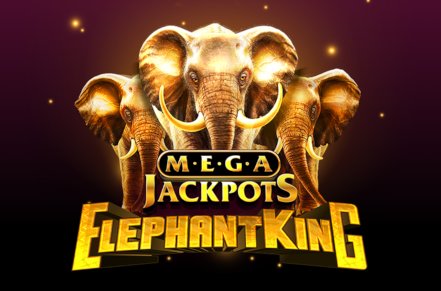 Elephant King MegaJackpots Slot Logo