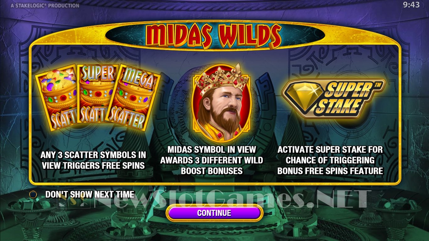 Midas Wilds Slot Demo Image