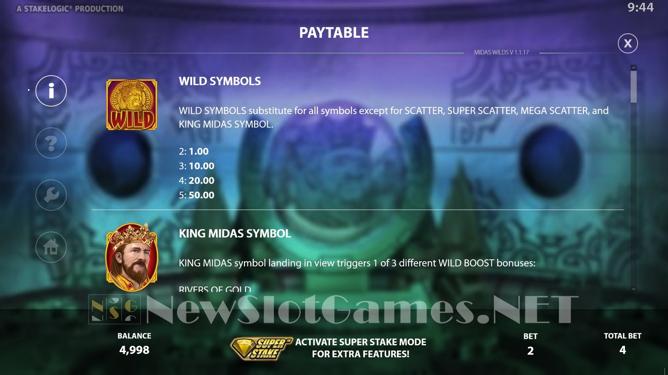 Midas Wilds Slot Slot Image in Demo - pic. 5