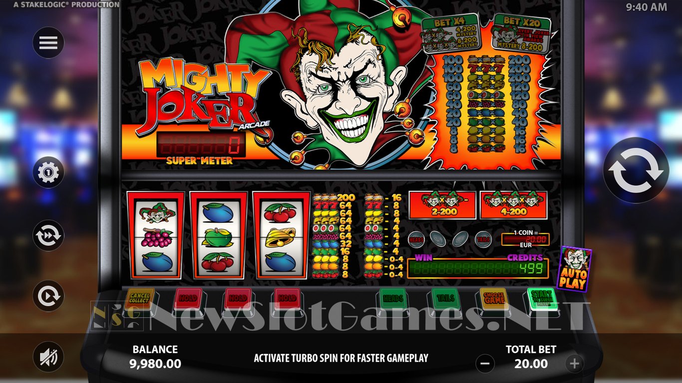 Mighty Joker Arcade Slot Demo Image