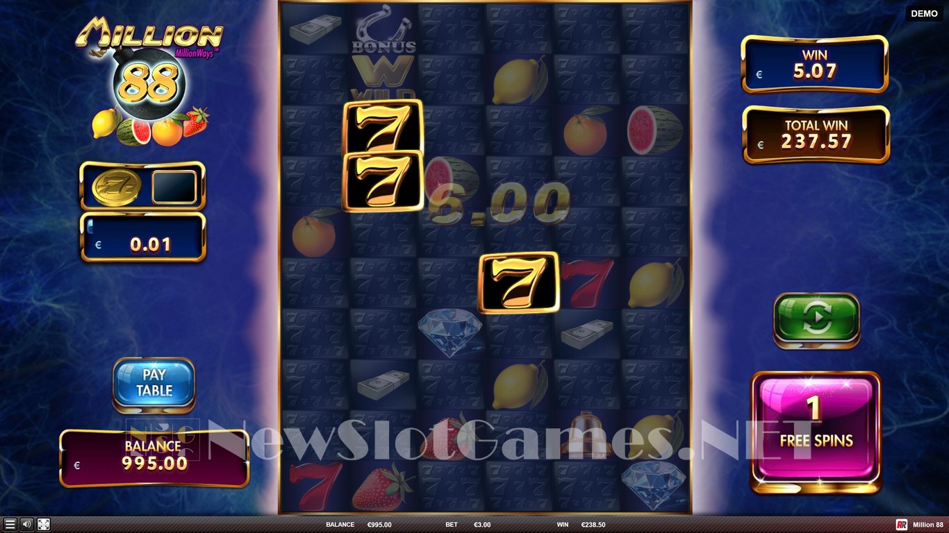 Million 88 Slot Slot Image in Demo - pic. 15