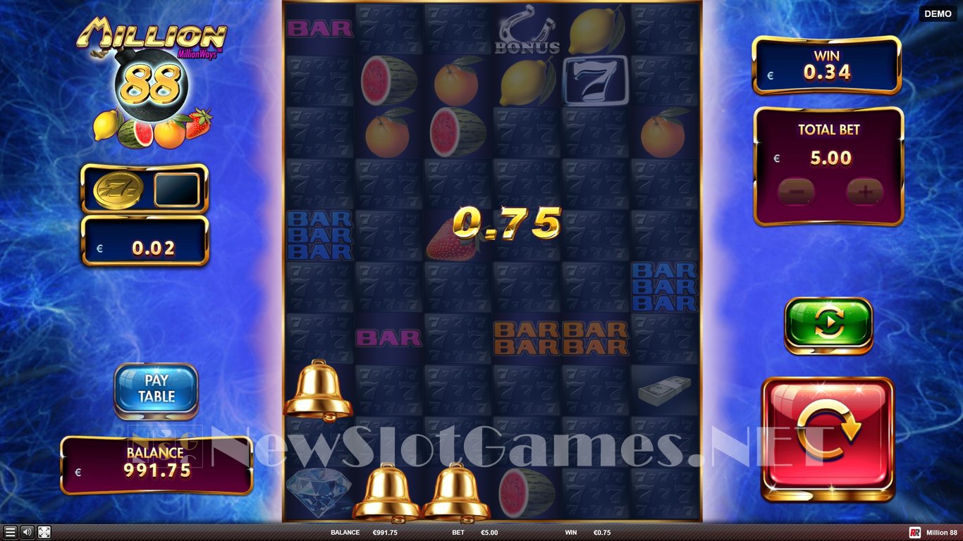 Million 88 Slot Slot Image in Demo - pic. 3