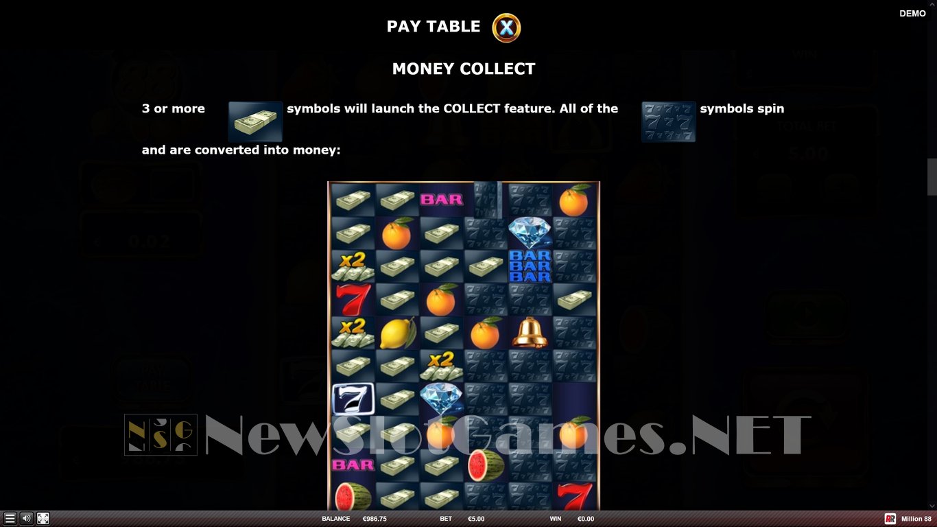 Million 88 Slot Slot Image in Demo - pic. 7