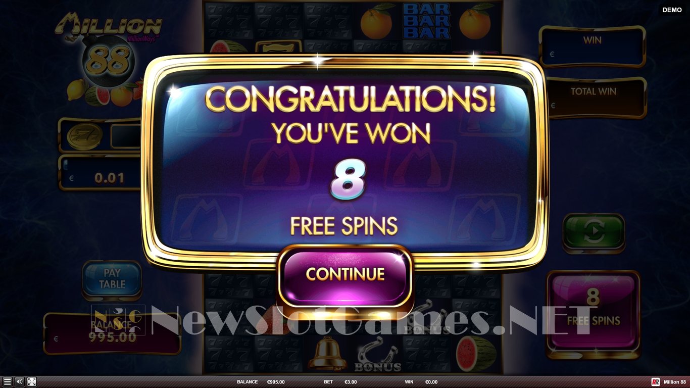 Million 88 Slot Slot Image in Demo - pic. 8