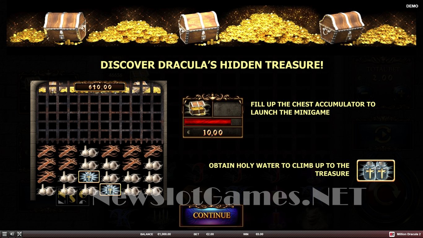 Million Dracula 2 Slot Demo Image