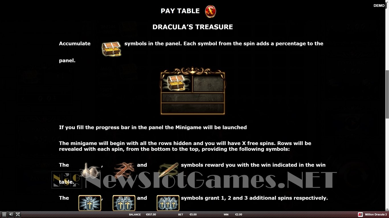 Million Dracula 2 Slot Slot Image in Demo - pic. 7