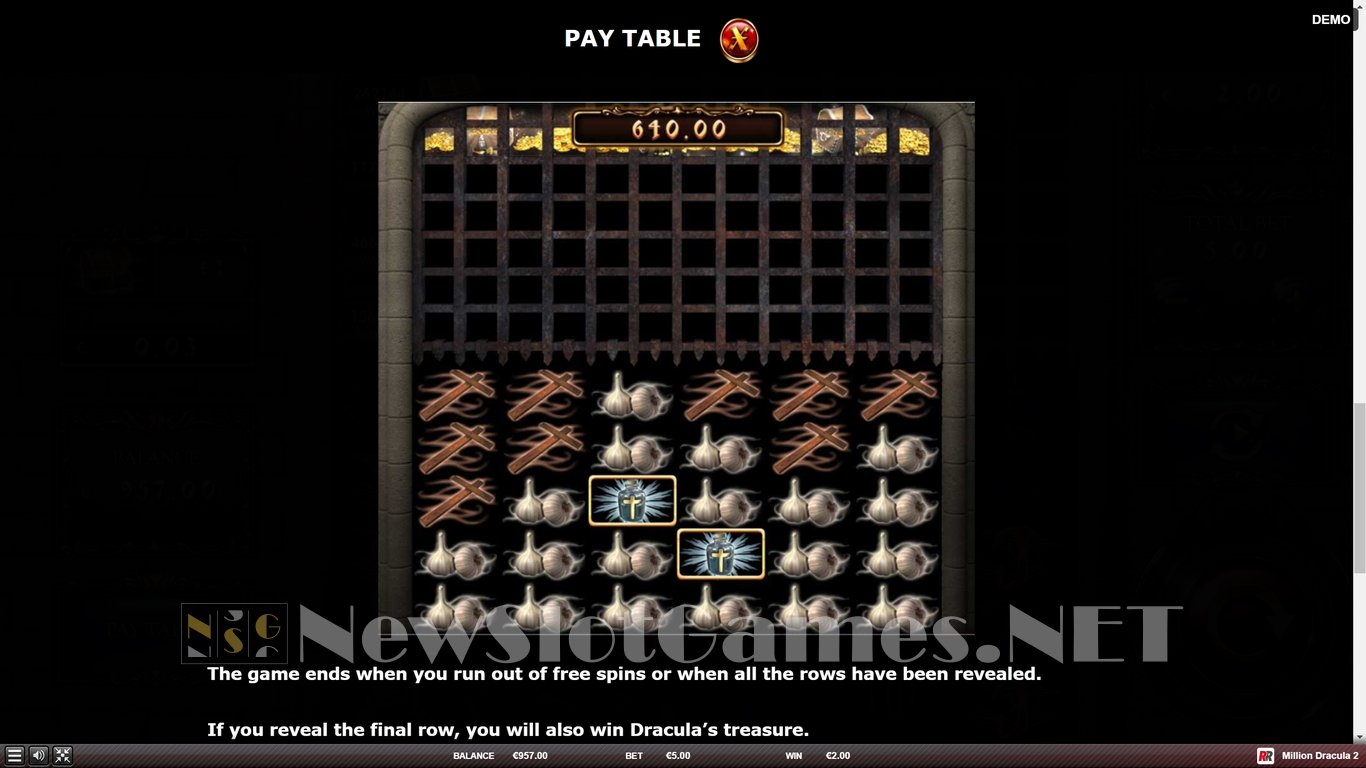 Million Dracula 2 Slot Slot Image in Demo - pic. 8