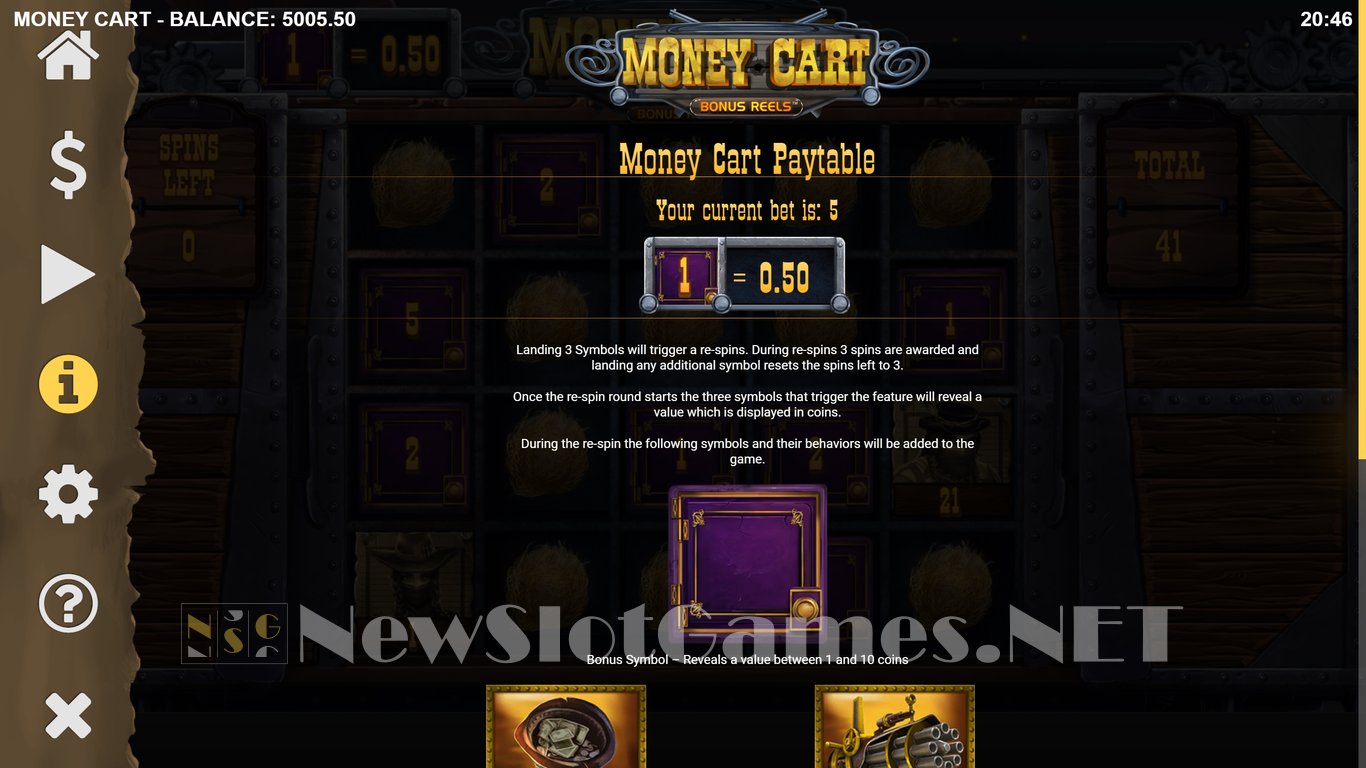 Money Cart Bonus Reels Slot Slot Image in Demo - pic. 5