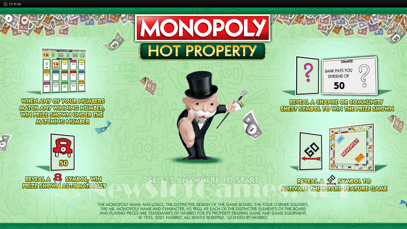 Monopoly Hot Property Slot Demo Image