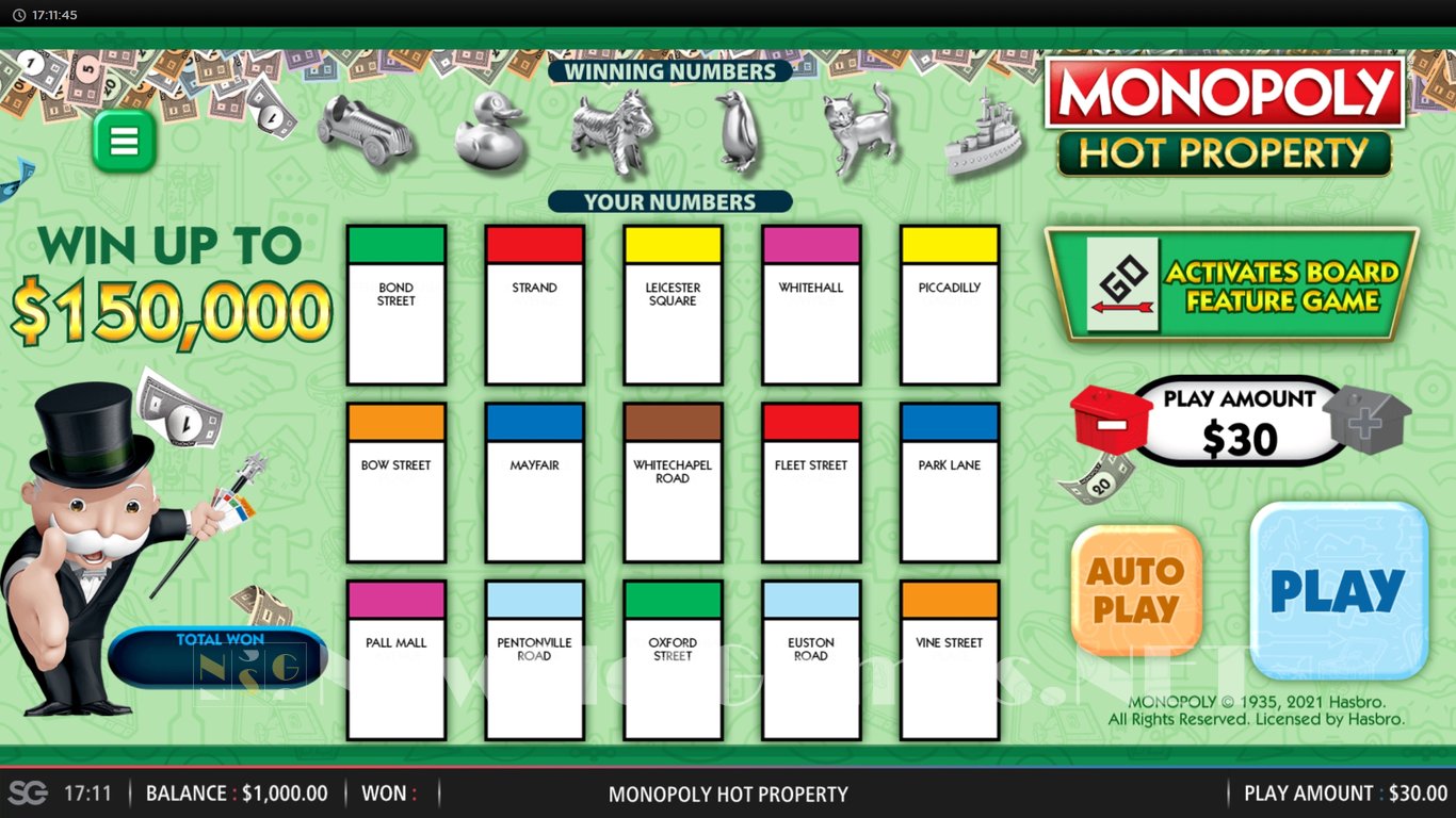 Monopoly Hot Property Slot Slot Image in Demo - pic. 2