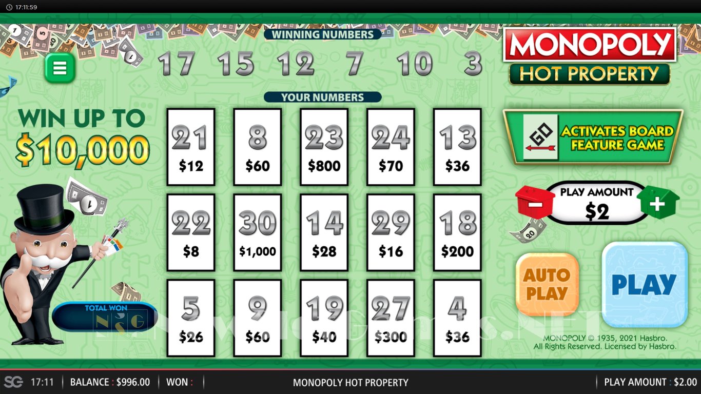 Monopoly Hot Property Slot Slot Image in Demo - pic. 3