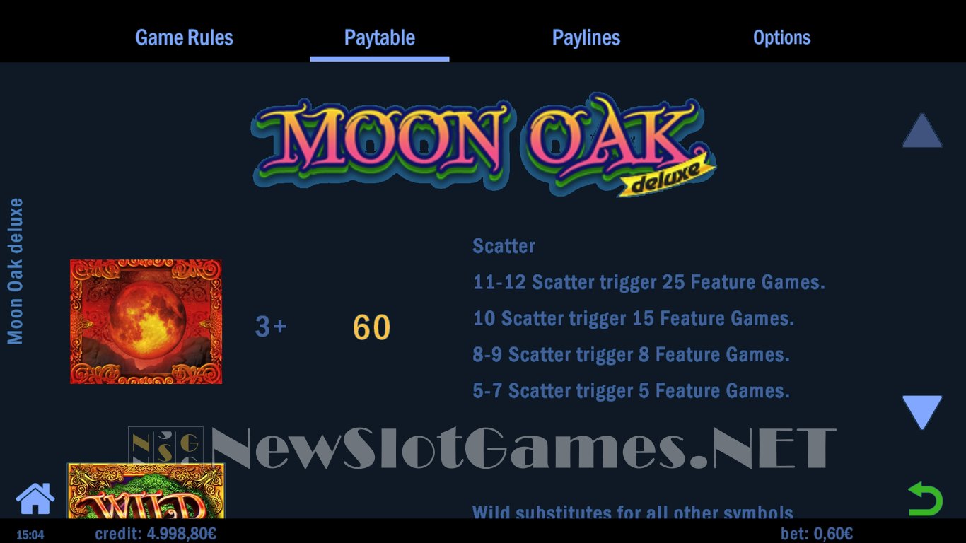 Moon Oak Deluxe Slot Slot Image in Demo - pic. 4