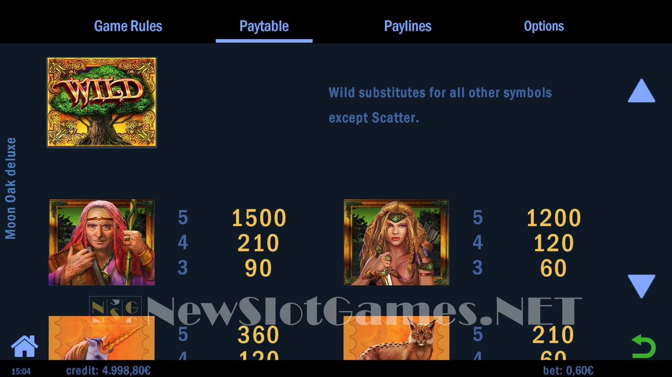 Moon Oak Deluxe Slot Slot Image in Demo - pic. 5