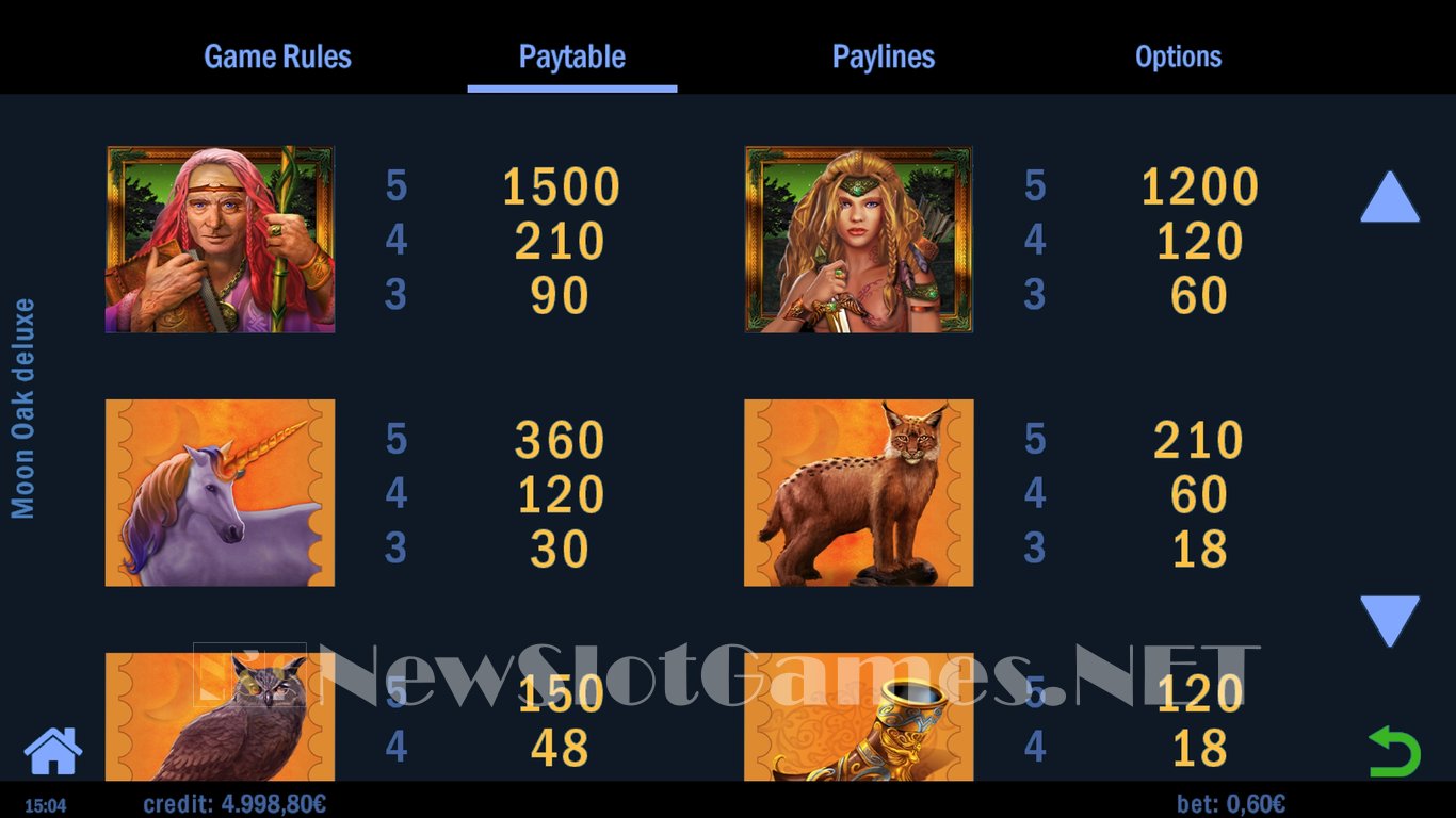 Moon Oak Deluxe Slot Slot Image in Demo - pic. 6