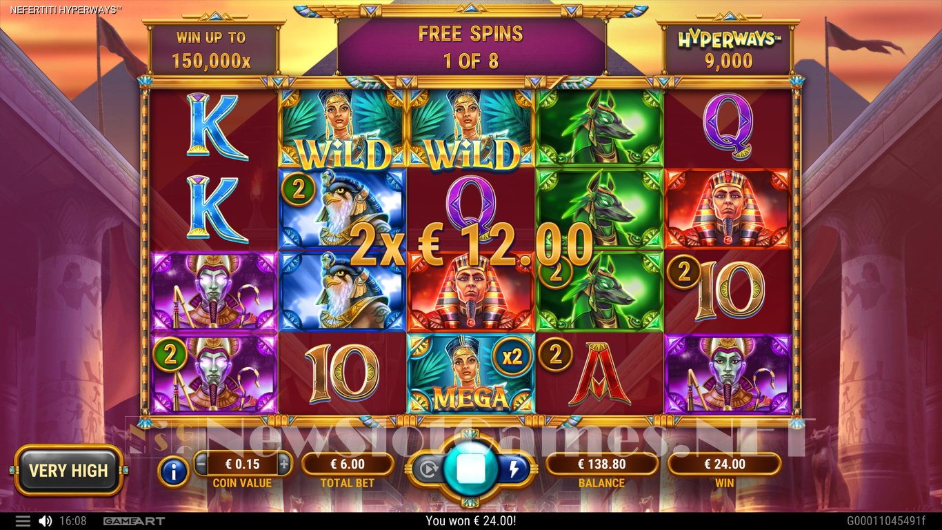 Nefertiti Hyperways Slot Slot Image in Demo - pic. 11