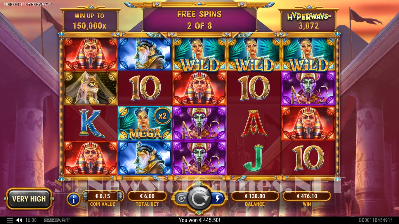 Nefertiti Hyperways Slot Slot Image in Demo - pic. 12