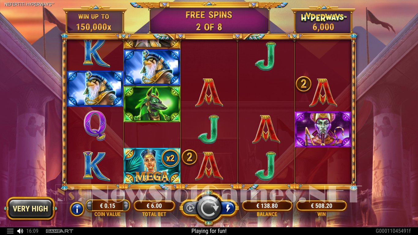 Nefertiti Hyperways Slot Slot Image in Demo - pic. 13