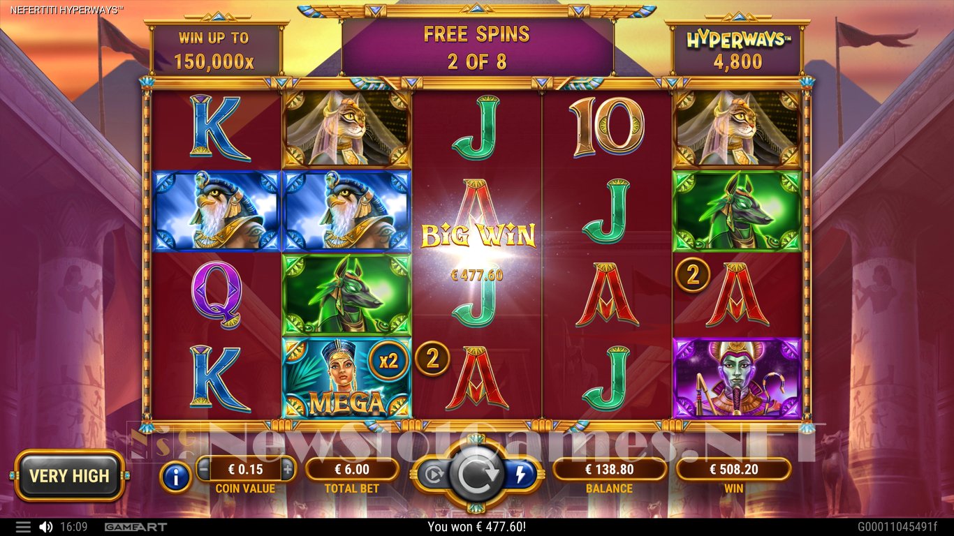 Nefertiti Hyperways Slot Slot Image in Demo - pic. 14