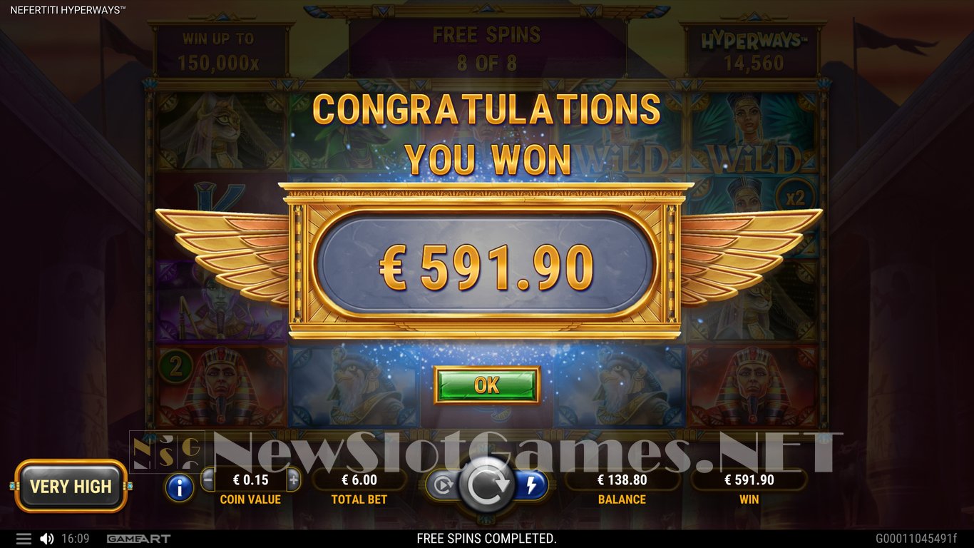 Nefertiti Hyperways Slot Slot Image in Demo - pic. 16