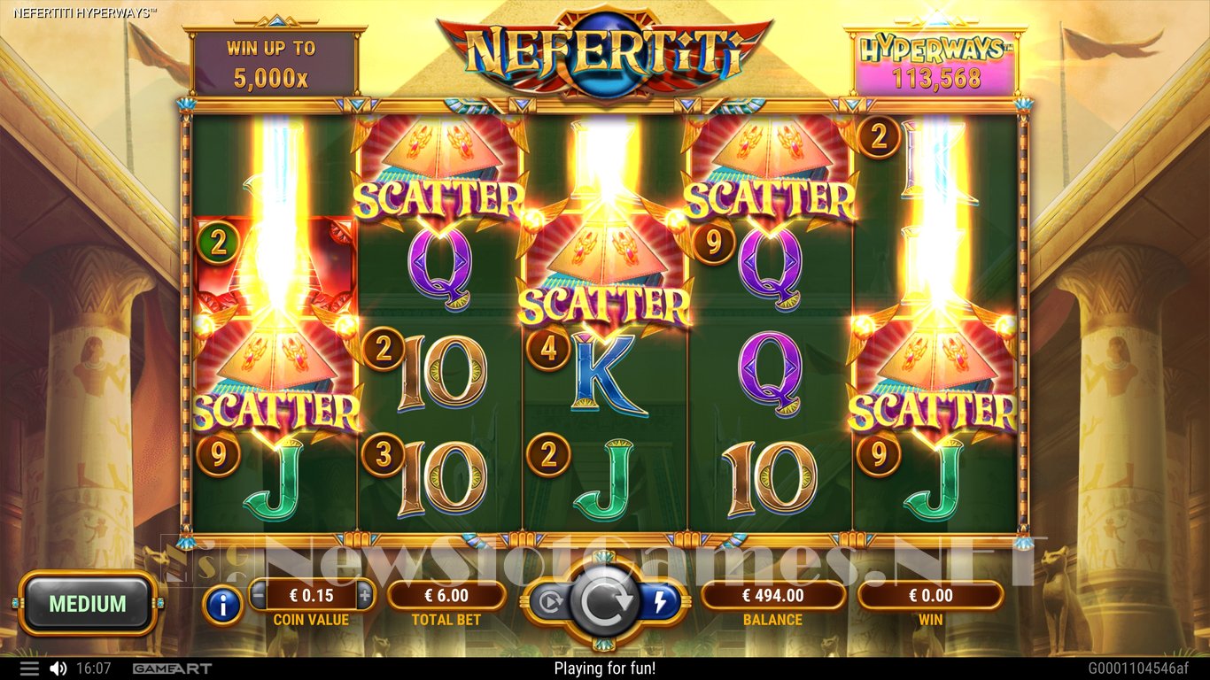 Nefertiti Hyperways Slot Slot Image in Demo - pic. 2