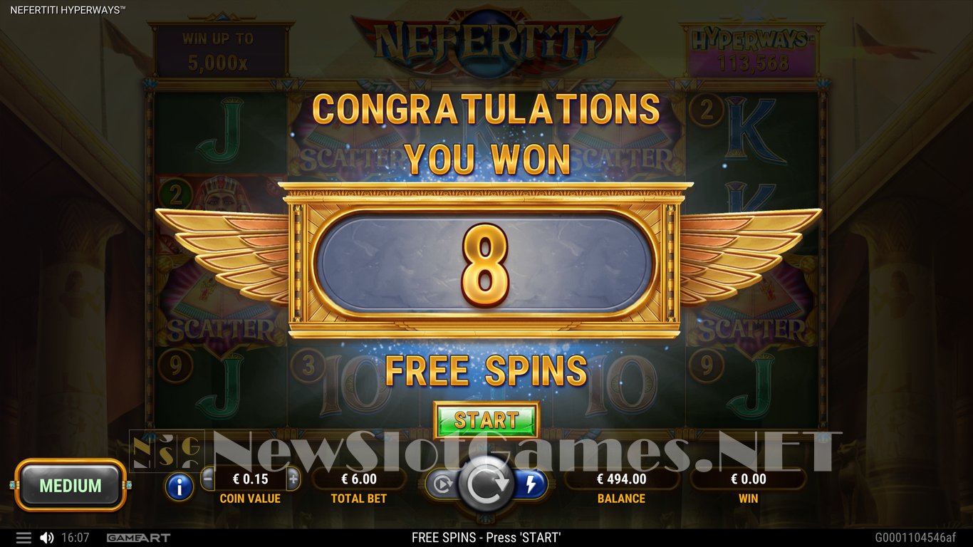 Nefertiti Hyperways Slot Slot Image in Demo - pic. 3