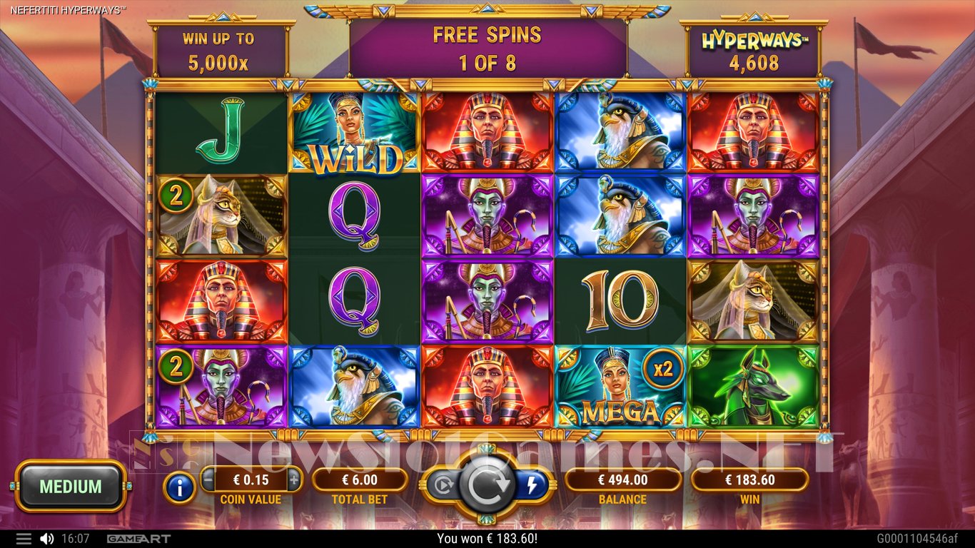 Nefertiti Hyperways Slot Slot Image in Demo - pic. 5