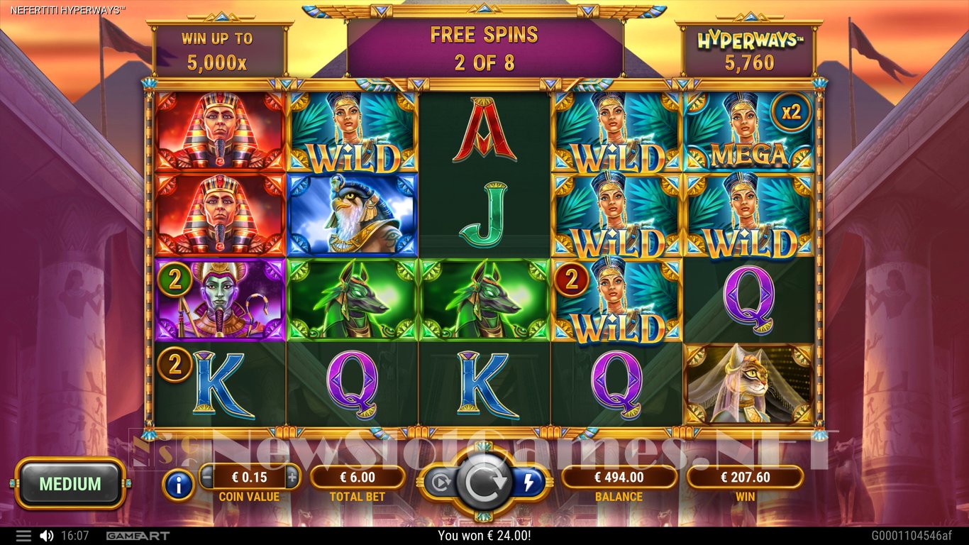 Nefertiti Hyperways Slot Slot Image in Demo - pic. 6