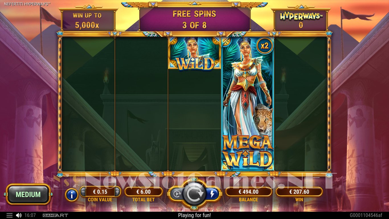 Nefertiti Hyperways Slot Slot Image in Demo - pic. 7