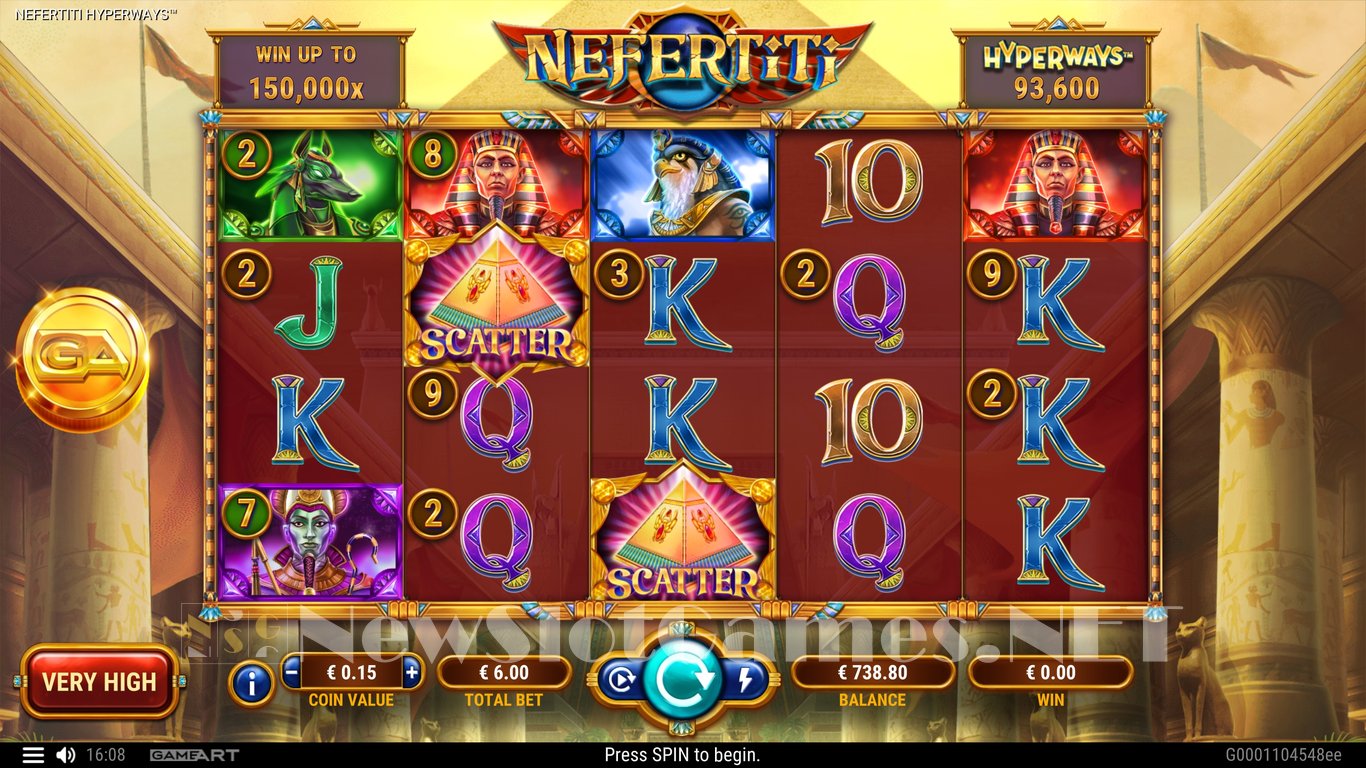 Nefertiti Hyperways Slot Slot Image in Demo - pic. 9