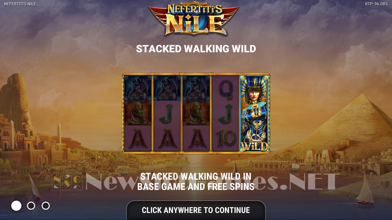 Nefertitis Nile Slot Demo Image