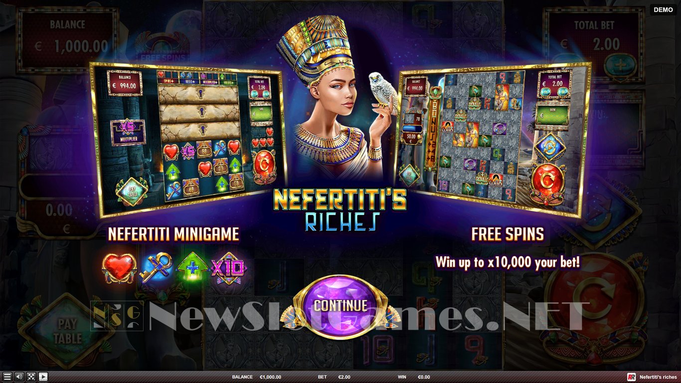 Nefertitis Riches Slot Demo Image