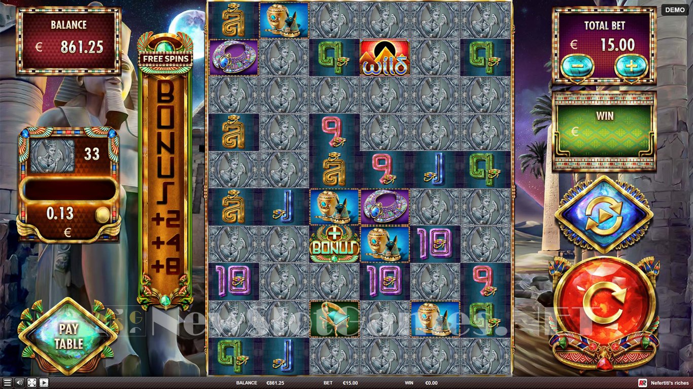 Nefertitis Riches Slot Slot Image in Demo - pic. 2